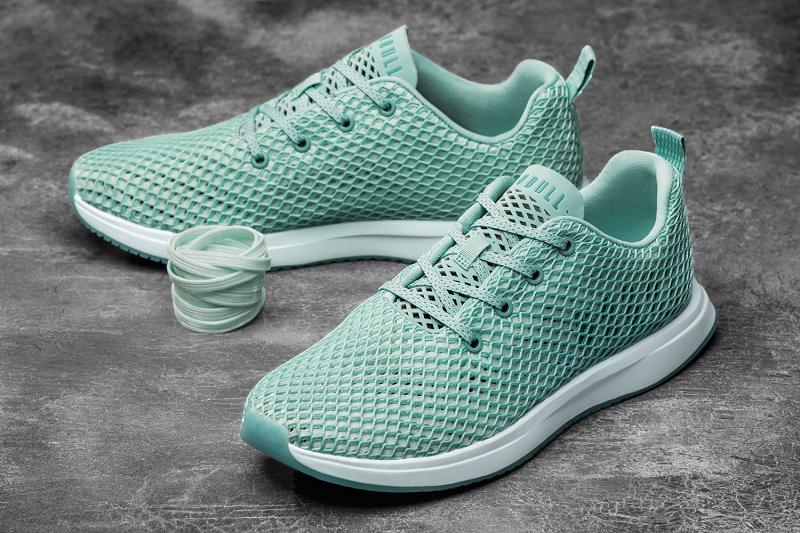 Women's Nobull Bright Aqua Mesh Running Shoes Light / Turquoise | SG K2674O